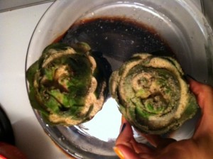 Okey Dokey Artichokey. Stuffed artichokes are the shiz!